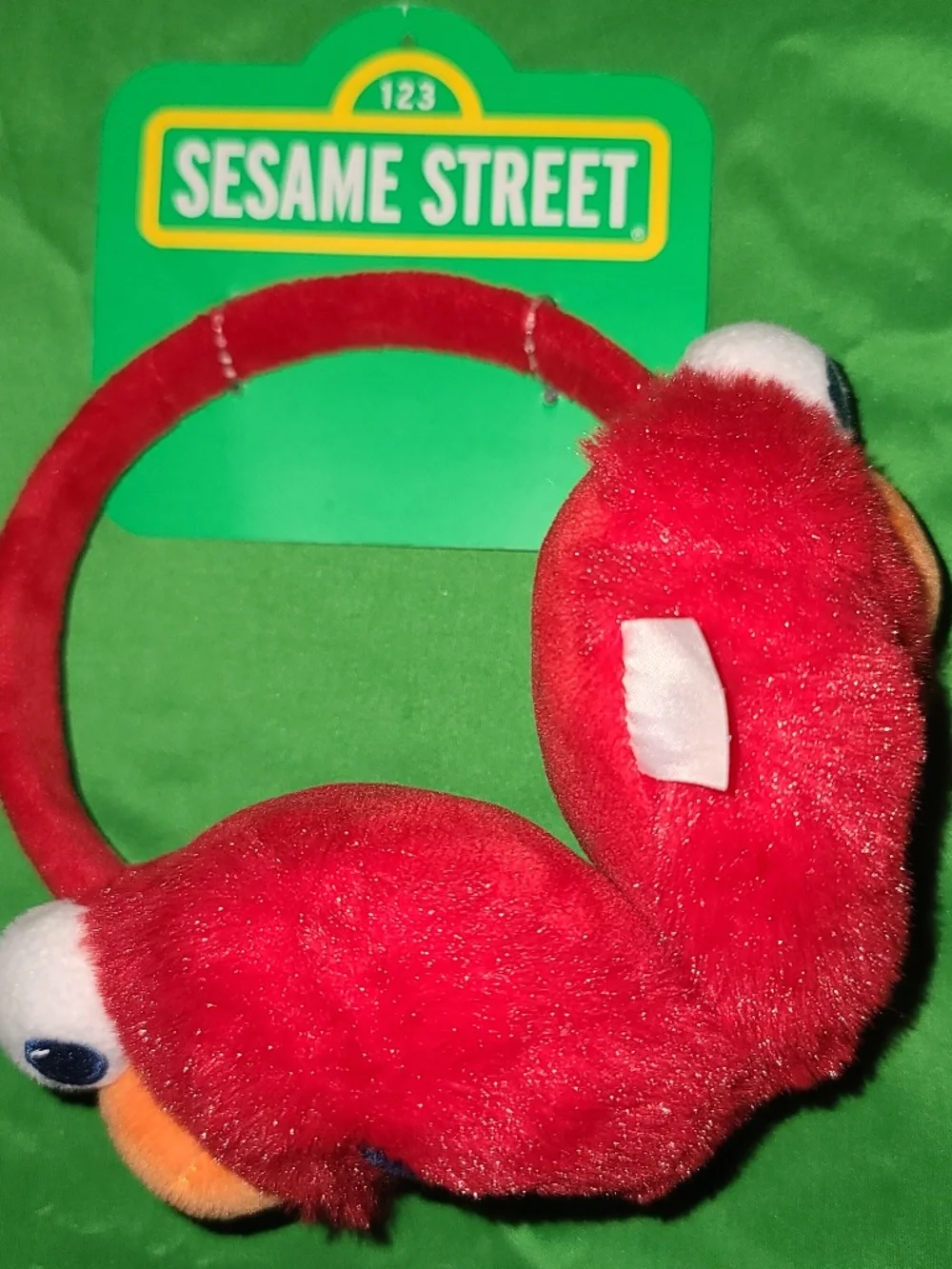 Elmo Plush Ear Muffs Headband NWT